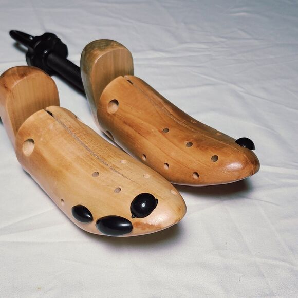 One Pair 2-way Wooden Adjustable Shoe Stretcher for Men Women Size 9-13 - Picture 3 of 6